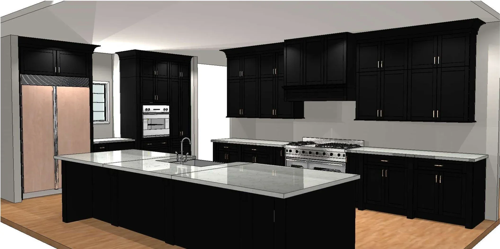 Linda's kitchen — 3D design preview